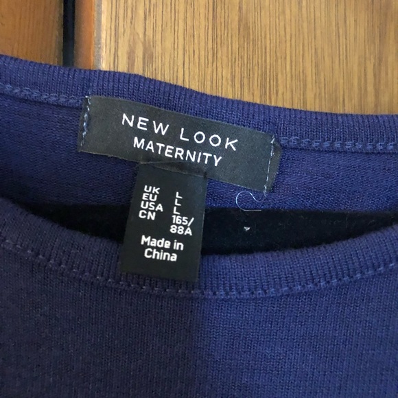 New Look Navy Maternity Sweater - Picture 3 of 3